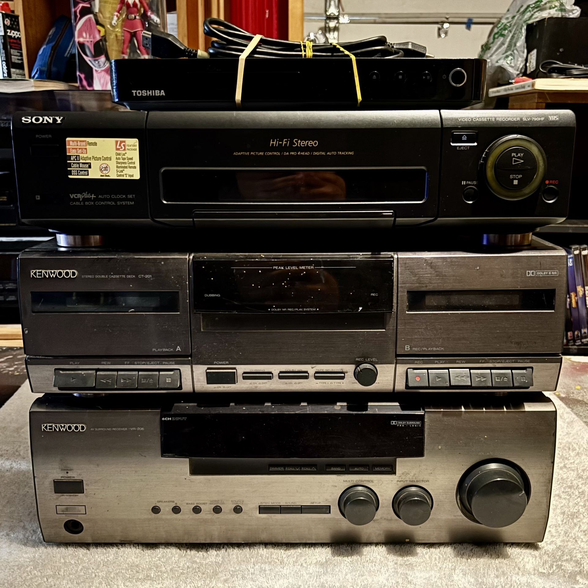 AS IS ELECTRONICS: Blu ray/VHS/Cassette/Receiver/Amp,All Products : American Fashion Style Bags On Sale