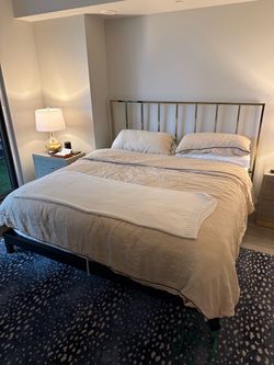 King Size CB2 Platform Bed Frame