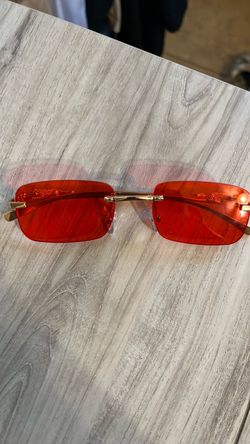 Red/gold stylish shades