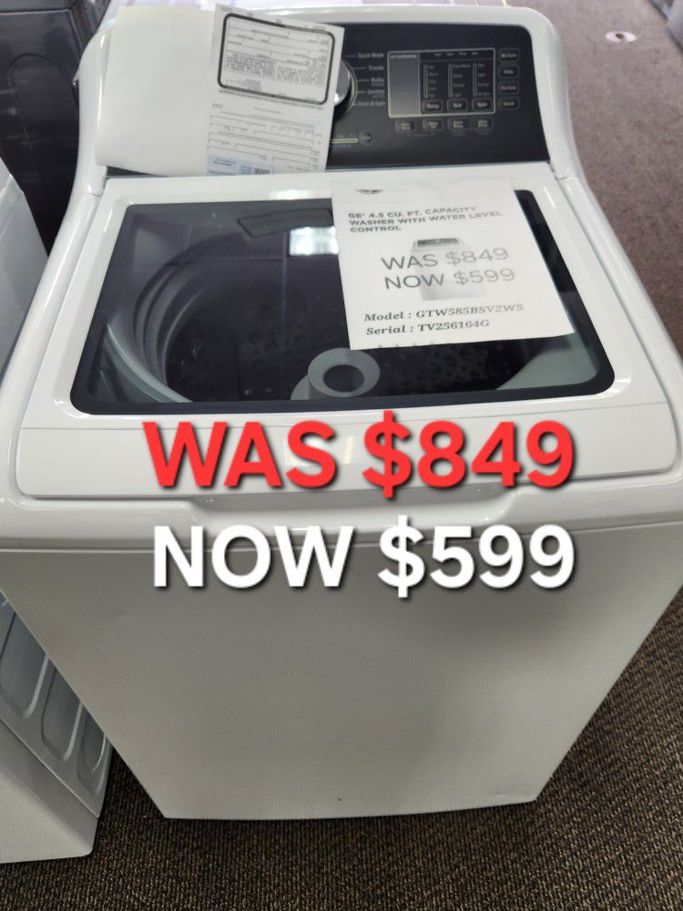4.5 Cu. Ft. Capacity Washer With Water Level Control