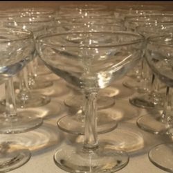 Classic Vintage Coupe Glasses And 