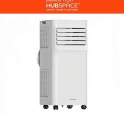 Vissani 6,000 (DOE) BTU 115-Volt Portable Air Conditioner for 250 sq. ft Rooms in White,