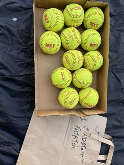Dozen 11” Fastpitch Softballs AD Starr 
