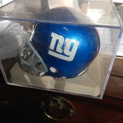 Autograph Mini Helmet Tiki Barber
