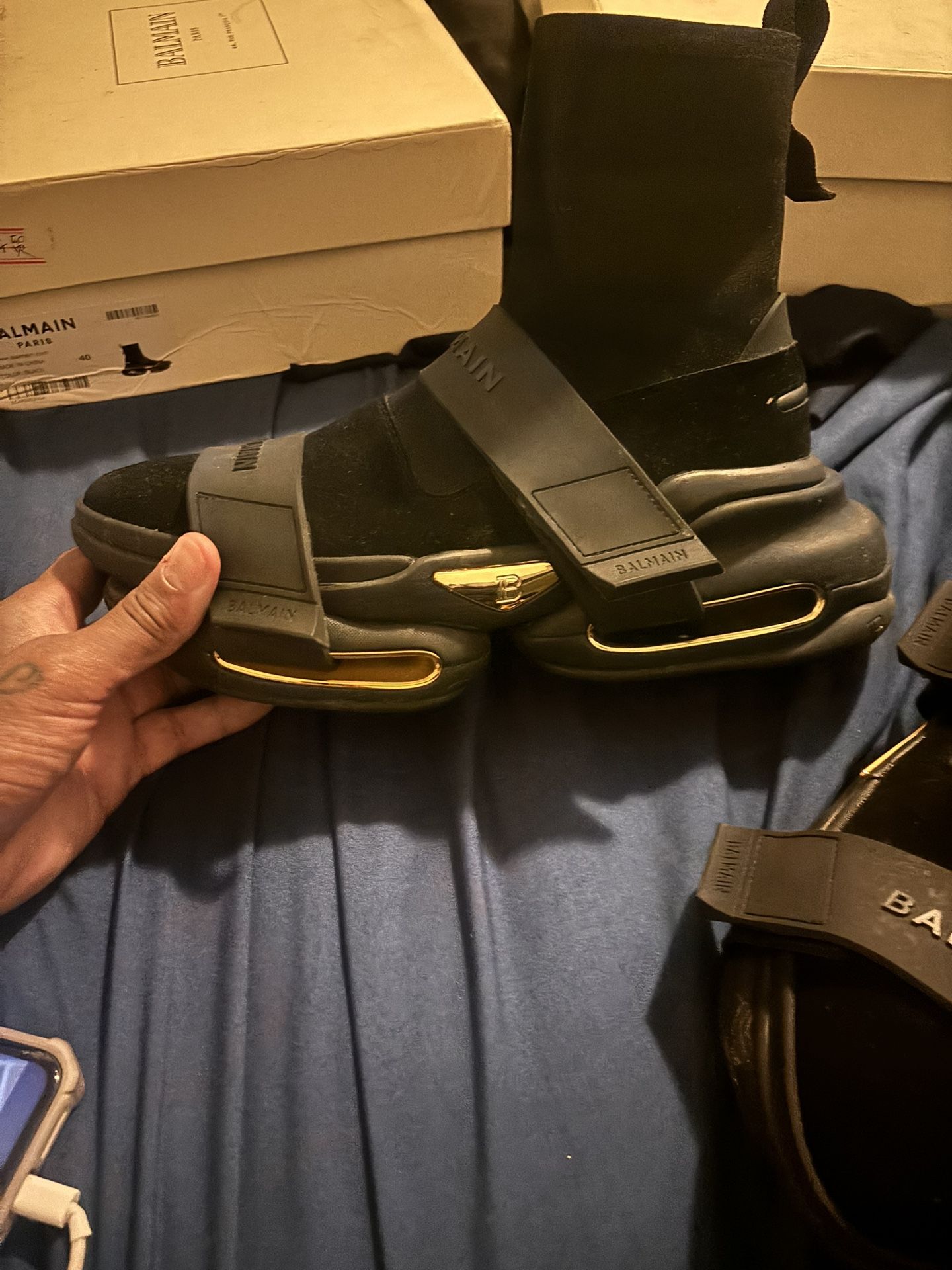 Balmain Boots Size 42 Excellent Condition