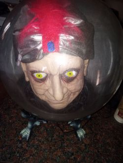Halloween Animated Fortune Teller Crystal Ball