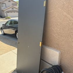 Black Solid Wood Front Door - 80” x 31.5”