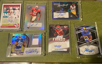NFL Autographed Football Cards Lot