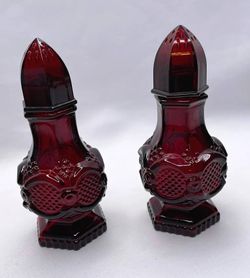 Avon ruby red glassware 1978