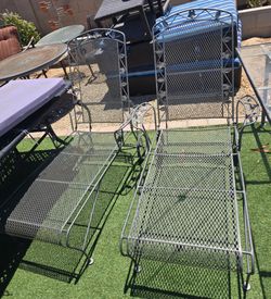 $400 vintage 2 LOUNGE CHAIRS