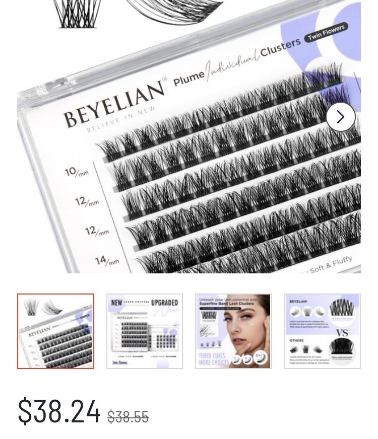 Beyelian Cluster Lashes / Grip Ease Lash Applicator 