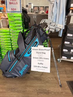 Raffle for Srixon Irons and Bag