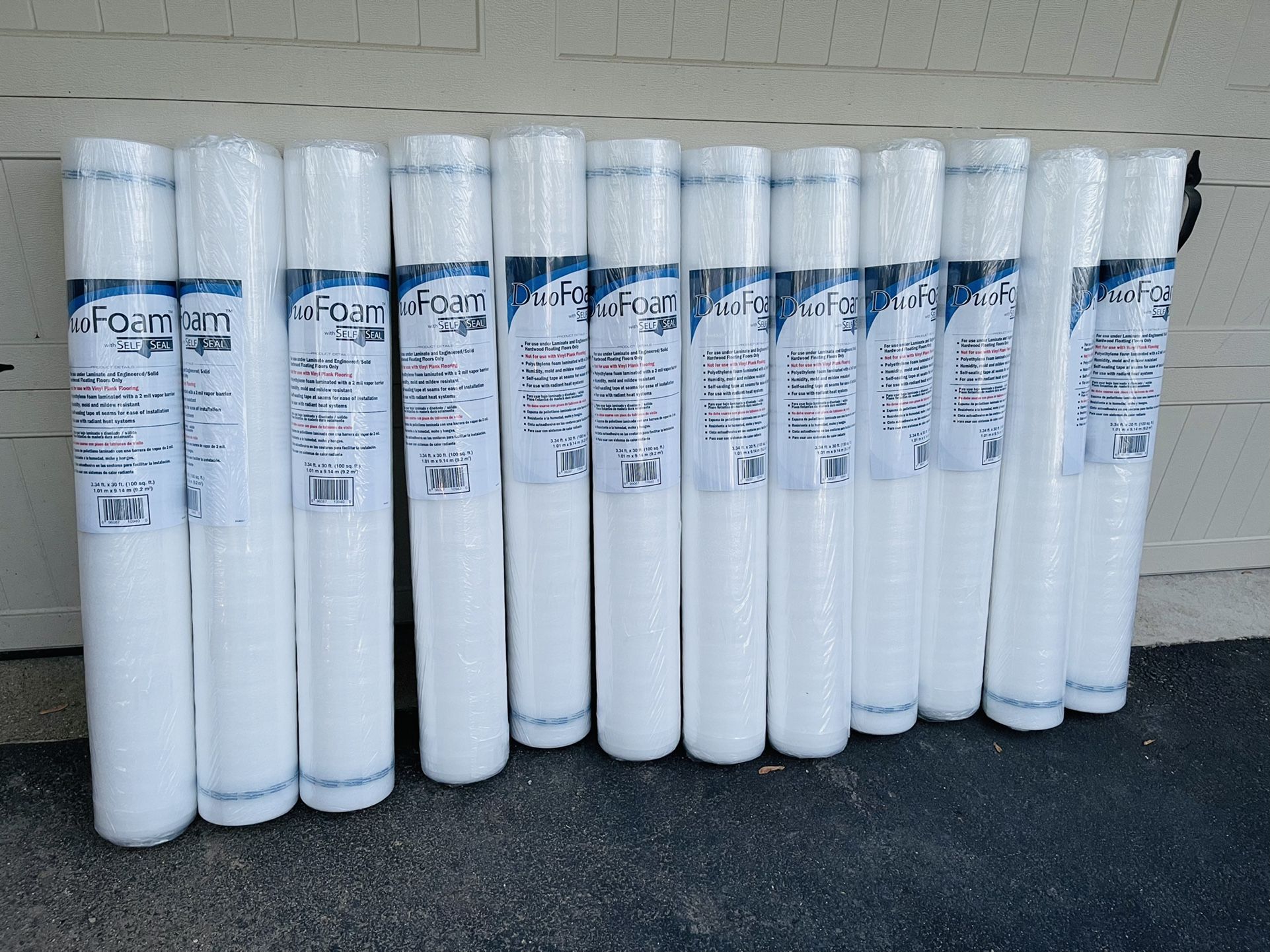 Duo Foam - Self Seal - Pad - Underlayment - 100 Sq Ft - Flooring