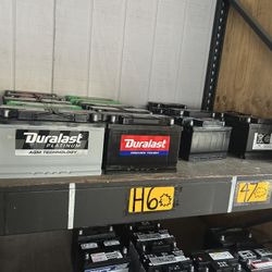 New And Rebuilt And Used Car Batterys 