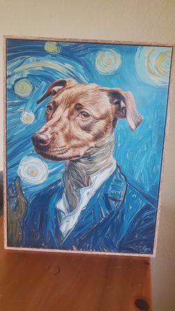 Starry Night Dog