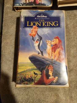 The Lion King Walt Disney Masterpiece VHS