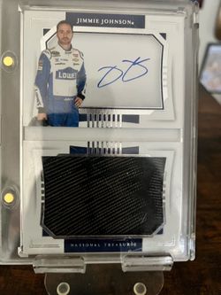 Jimmie Johnson NASCAR Signed Booklet 🔥