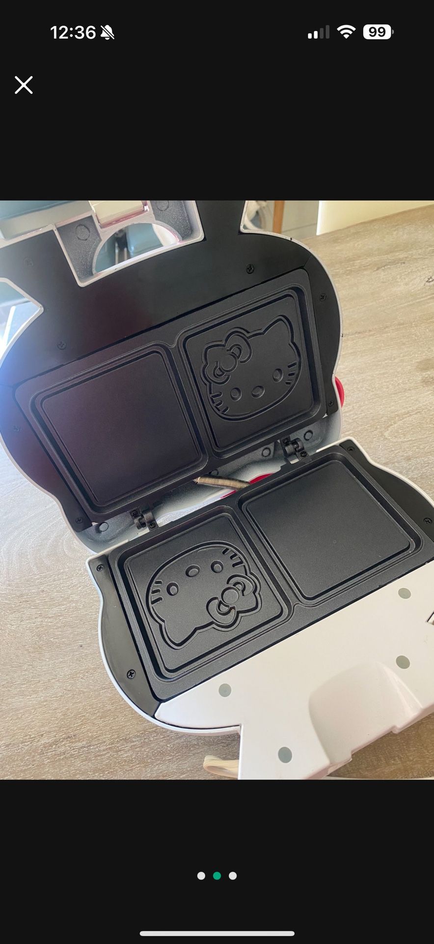 New Hello Kitty Waffle Maker Sanrio Waffles Iron Nonstick Cupcake Maker
