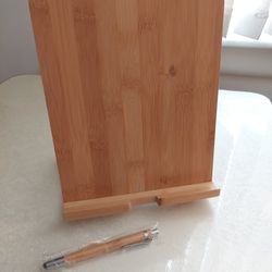Bamboo tablet holder tastely simple