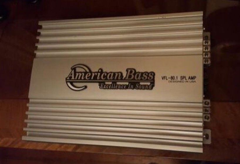 American bass vfl 80.1 competition amplifier new condition