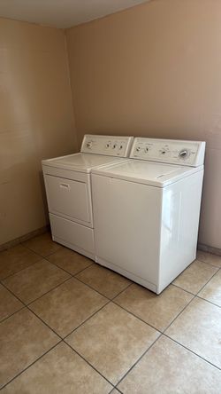 Washer and dryer kenmore