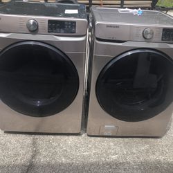 Samsung Washer And Dryer Set Electric New