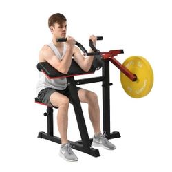 Leg Extension Curl Machine Exercises Strength Standard Bench with Adjustable Preacher Curl for Home