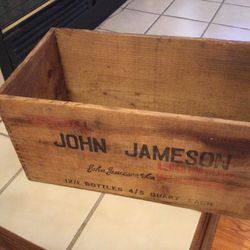 Vintage Whiskey Wooden Box