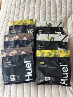 Huel high protein complete meal - vanilla, banana and chocolate