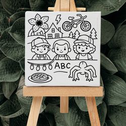 Paint Your Own Canvas Stocking Stuffers