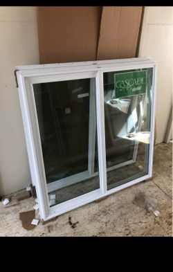 Cascade Windows White Vinyl Sliding Window