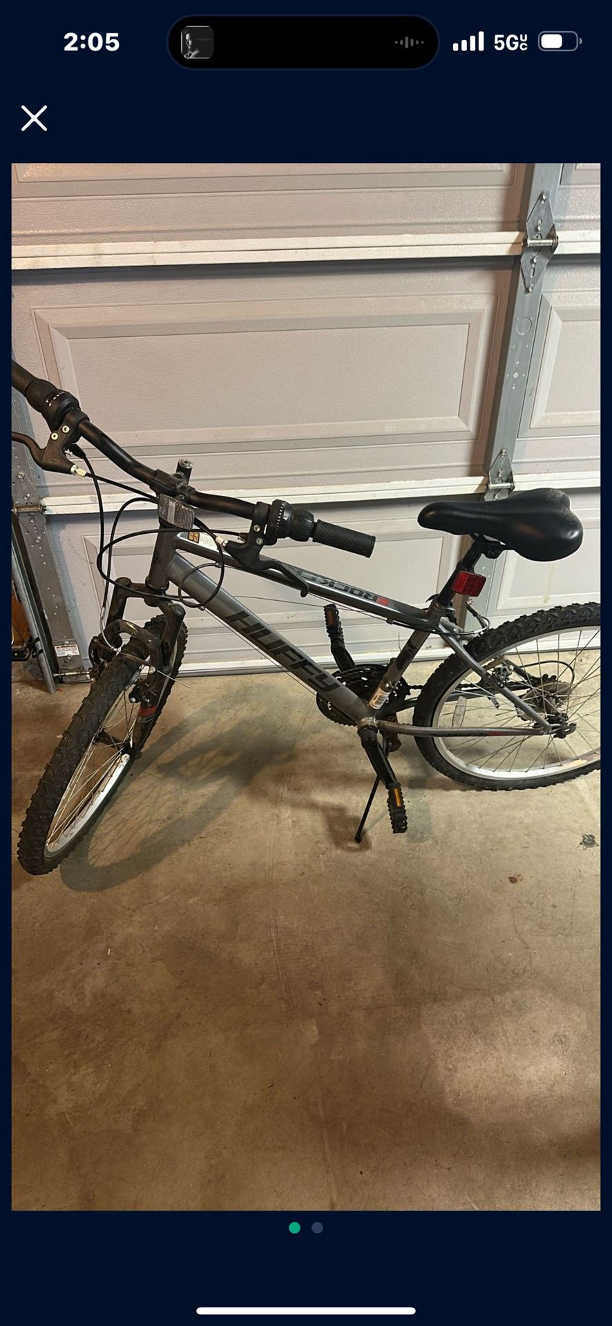 Huffy 24" Rock Creek Mountain Bike, Gray,