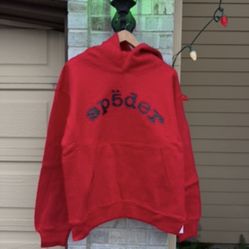 VVS RED Spider hoodie (🔥 AVAILABLE SIZES: L, XL,) 