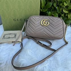 💯 Authentic Gucci Marmount Small Crossbody Bag Retail Value $1950 + Tax 