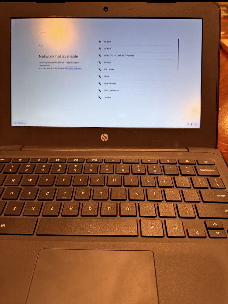 Chrome Book For Parts