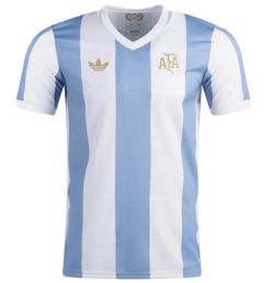 Authentic Adidas Argentina 50th Anniversary Jersey 2024/25 in Ambient Sky / Cloud White
