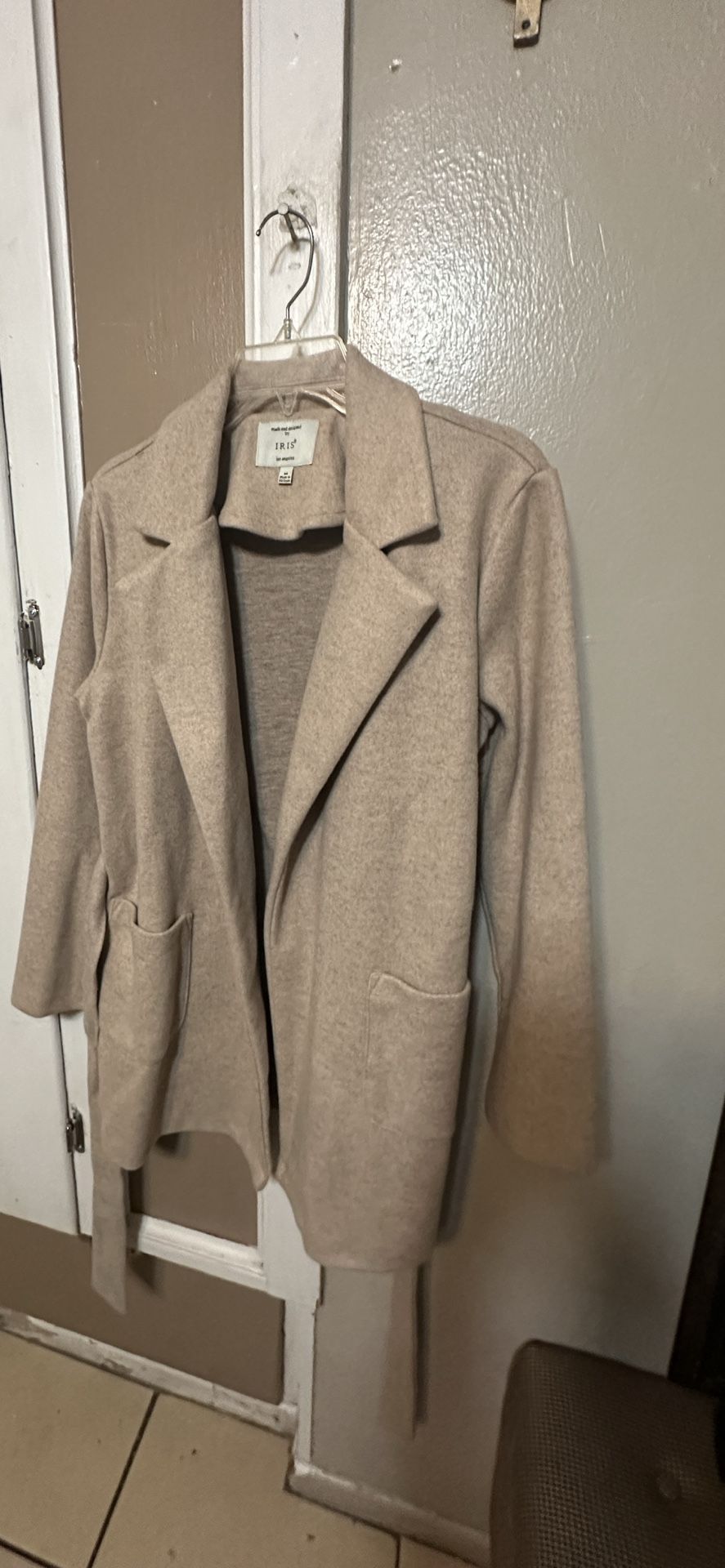 Iris Women’s Overcoat/Trench Coat Size M