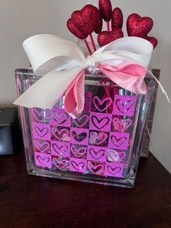 Heart lighted block
