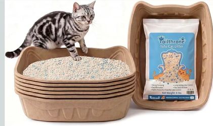 6 Pack with Tofu Litter
95% Bamboo Fiber,