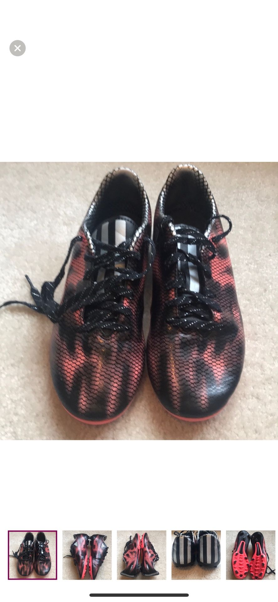 Kids Adidas Soccer Cleats