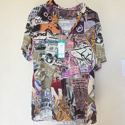 Guess button shirt size medium