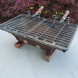 Vintage Cast iron Hibachi Grill 