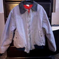 Vintage Carhartt blue/ Grey Jacket