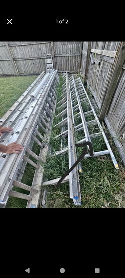 Aluminum  ladders32ft$330/28ft$279/24ft$220