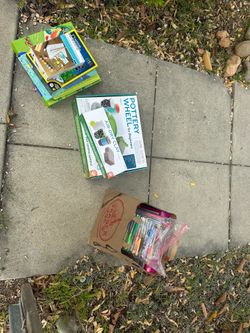 Mini clay wheel + kids art supplies and kits