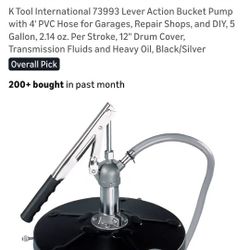 Paint or oil  bucket pump