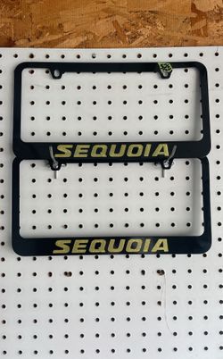 Toyota Sequoia Plate Frames