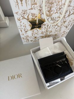Dior Cardholder- lady Dior fressia