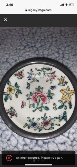 VINTAGE JAPANESE FLORAL PORCELAIN