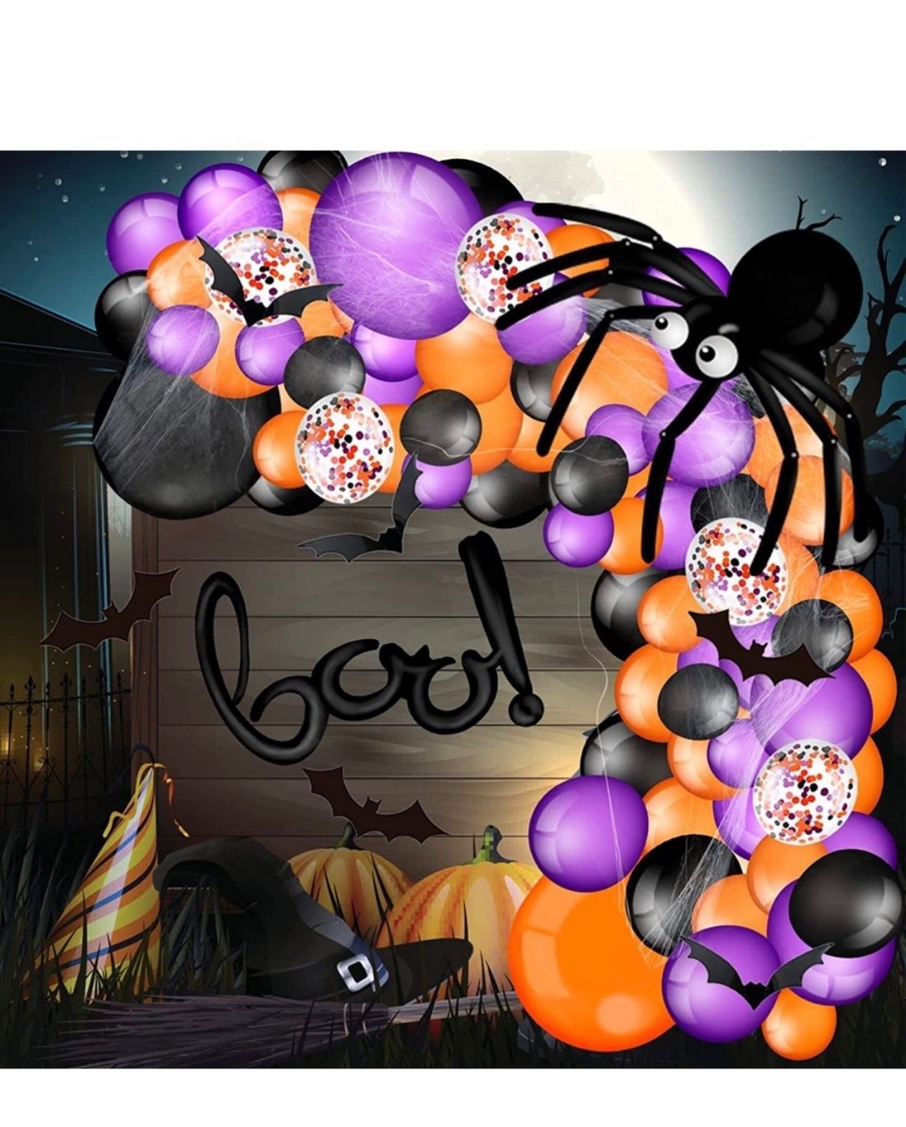 Halloween balloons garland kit